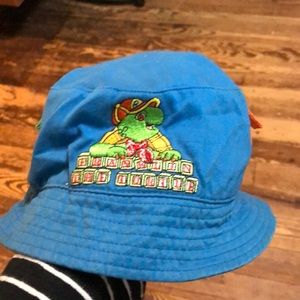 A super cute blue hat for boys.